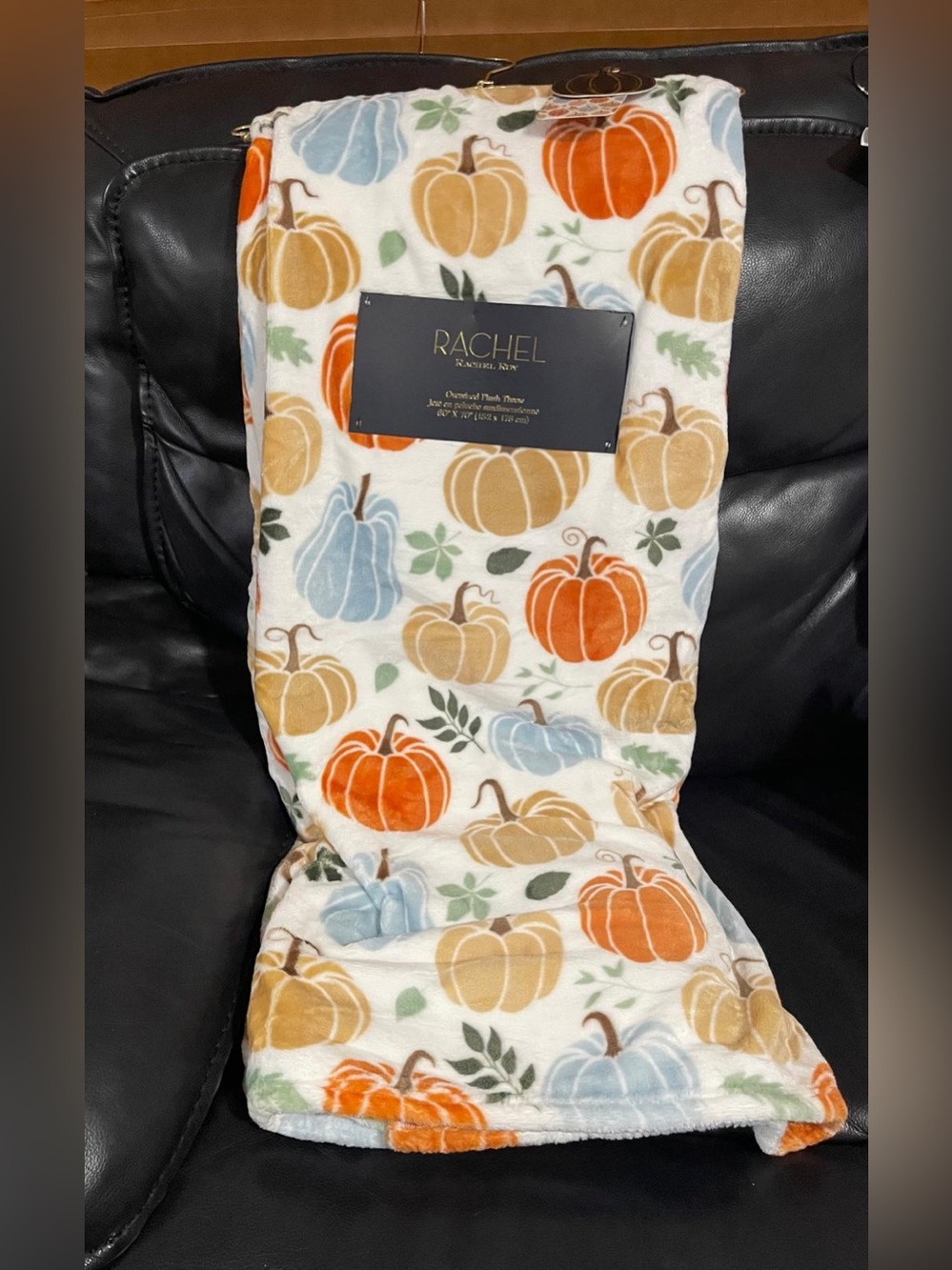 Fall Pumpkin Season Throw Rachel Rachel Roy Pumpkins Throw